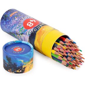 cyper top 48 Watercolor Pencils, Professional Colored Pencils for Adults, kids and Coloring Book, Artist Drawing Pencils with a Water Color Brush for Blending, Sketching, Shading in Saudi Arabia