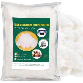 Ftyiwu 100g/3.5oz Stuffing Fiber Fill, Polyester Fiber, Stuffing Pillow, Stuffing in Crafts, Pillow Stuffing, Stuffing for Stuffed Animals, Premium Fiber Fill for Filling Crafts DIY in Kuwait