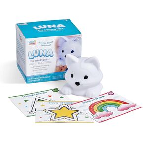 hand2mind PAWZ The Calming Pup, Learn Deep Breathing, Rechargeable Animal Night Light, Kids Anxiety Relief, Mindfulness for Kids, Calm Down Corner Supplies, Social Emotional Learning Activities