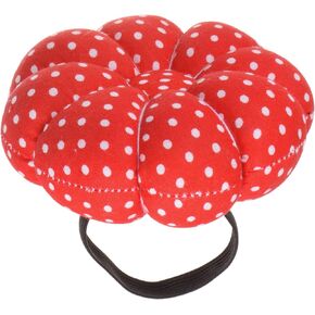 HARFINGTON Wrist Pin Cushion Pumpkin Needle Sewing Pincushion Pin Holder with Elastic Wrist Belt Fit All Wrist Sizes for Sewing Quilting Needlework DIY Crafts, Red in Kuwait