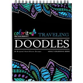 ColorIt Traveling Doodles Illustrated By Virginia Falkinburg in Saudi Arabia