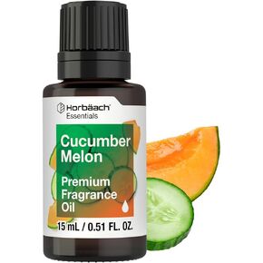 زيت عطري برائحة البطيخ والخيار | 0.55 اونصة سائلة (15 مل) | درجة ممتازة | للموزعات وصناعة الشموع والصابون والمشاريع التي تصنعها بنفسك والمزيد | من هورباتش in Kuwait