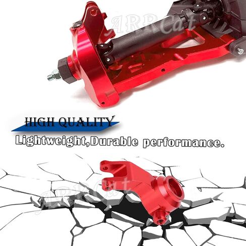 أجزاء ترقية ARRCat متوافقة مع 1/10 Arrma 3S MEGA550 Senton/Granite/Vortek 4X4، مفاصل كتلة التوجيه الأمامية من الألومنيوم، كتل العجلات C-Hubs، المحاور الخلفية، AR330442 AR330467 AR330469، أزرق داكن in Kuwait