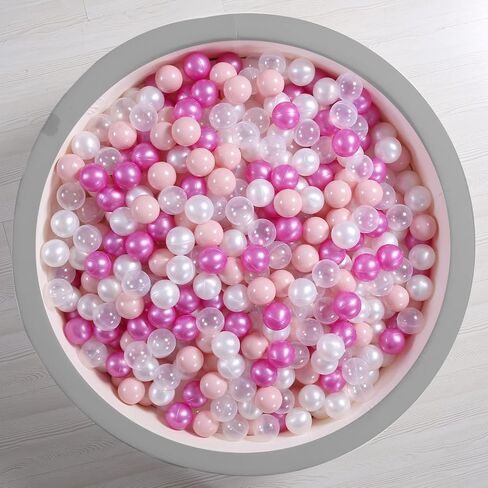 Ball Pit Balls Plastic Balls for Ball Pit Phathalate Free BPA Free Plastic Balls 100pcs 2.2" Set for Toddlers for Play Tent Tunnel in Saudi Arabia