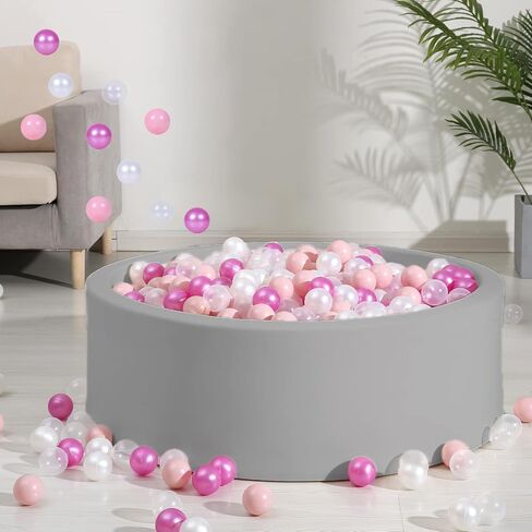 Ball Pit Balls Plastic Balls for Ball Pit Phathalate Free BPA Free Plastic Balls 100pcs 2.2" Set for Toddlers for Play Tent Tunnel in Saudi Arabia