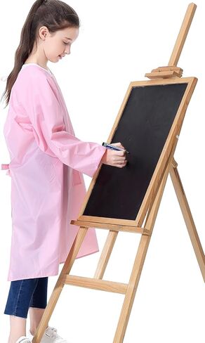 Royar beauty Kids Art Smock، مريلة مقاومة للماء مع جيب للأطفال، مريلة رسم فنية بأكمام طويلة in Saudi Arabia