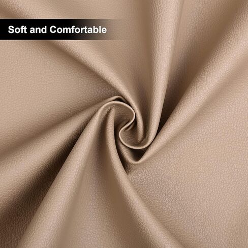 Butarfe Soft Synthetic Fabric Material, Waterproof Marine Vinyl Faux Leather Sheets, 1.0mm Thick Upholstery Leather Durable Replacement Renovate for Car seat Furniture Sofa DIY (54inch x 36inch,Black) in Kuwait