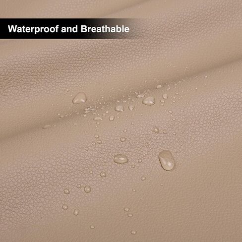 Butarfe Soft Synthetic Fabric Material, Waterproof Marine Vinyl Faux Leather Sheets, 1.0mm Thick Upholstery Leather Durable Replacement Renovate for Car seat Furniture Sofa DIY (54inch x 36inch,Black) in Kuwait