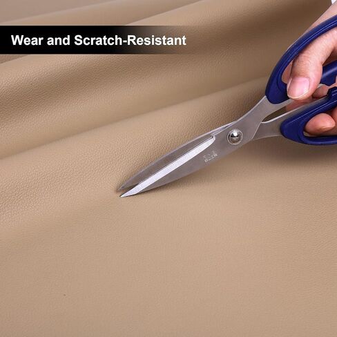 Butarfe Soft Synthetic Fabric Material, Waterproof Marine Vinyl Faux Leather Sheets, 1.0mm Thick Upholstery Leather Durable Replacement Renovate for Car seat Furniture Sofa DIY (54inch x 36inch,Black) in Kuwait
