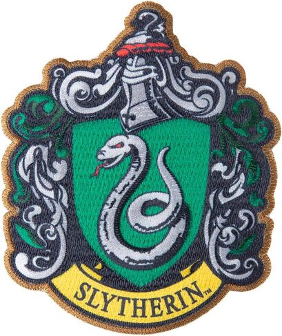 Simplicity Harry Potter Slytherin House Emblem Applique Clothing Iron On Patch, 3.5'' x 4.15 in Kuwait