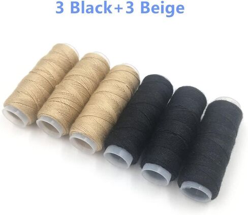 Fezep Upholstery Repair Kit, Upholstery Threads and Hand Sewing Needles Set, 15 PCS Sewing Kit with Heavy Duty Sewing Needles & Durable Threads,Sewing Set for Adults, Kids, Beginners in Kuwait