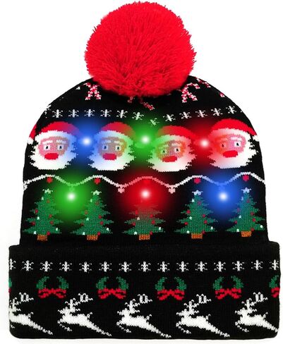 ZLIXING Christmas Hat White Elephant Gifts Ideas Funny Gag Gifts Presents Stocking Stuffers for Adults Kids Women Men in Kuwait