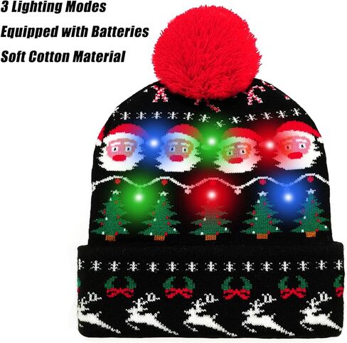 ZLIXING Christmas Hat White Elephant Gifts Ideas Funny Gag Gifts Presents Stocking Stuffers for Adults Kids Women Men in Kuwait