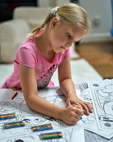 CrayonKing 200 Bulk Crayons, 50 Boxed Crayon Packs of 4 in Kuwait