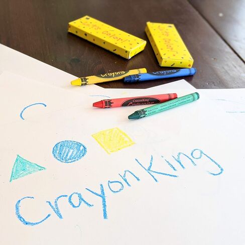 CrayonKing 200 Bulk Crayons, 50 Boxed Crayon Packs of 4 in Kuwait