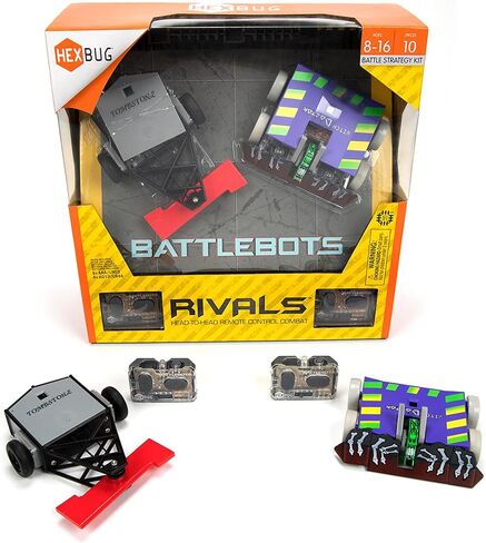 HEXBUG BattleBots Rivals (Witch Doctor and Tombstone), Remote Control Robot Toys for Kids, STEM Toys for Boys and Girls Ages 8 & Up, Batteries Included in Saudi Arabia