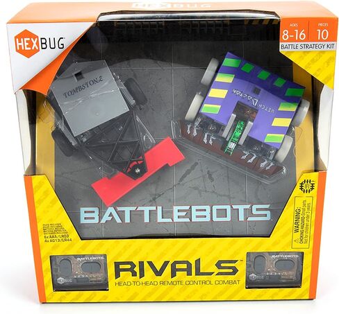HEXBUG BattleBots Rivals (Witch Doctor and Tombstone), Remote Control Robot Toys for Kids, STEM Toys for Boys and Girls Ages 8 & Up, Batteries Included in Saudi Arabia