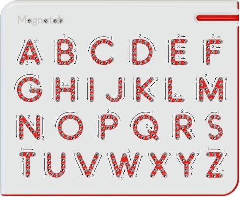 Magnatab — أحرف كبيرة من الألف إلى الياء — نشاط للمتعة والتعلم — نشاط حسي — للأعمار من 3 سنوات فما فوق، بلاستيك in Kuwait