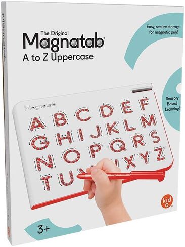 Magnatab — أحرف كبيرة من الألف إلى الياء — نشاط للمتعة والتعلم — نشاط حسي — للأعمار من 3 سنوات فما فوق، بلاستيك in Kuwait