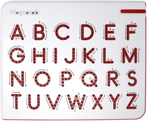 Magnatab — أحرف كبيرة من الألف إلى الياء — نشاط للمتعة والتعلم — نشاط حسي — للأعمار من 3 سنوات فما فوق، بلاستيك in Kuwait