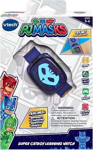 ساعة التعلم VTech PJ Masks Super Owlette، باللون الأحمر، من 36 شهرًا إلى 72 شهرًا in Saudi Arabia