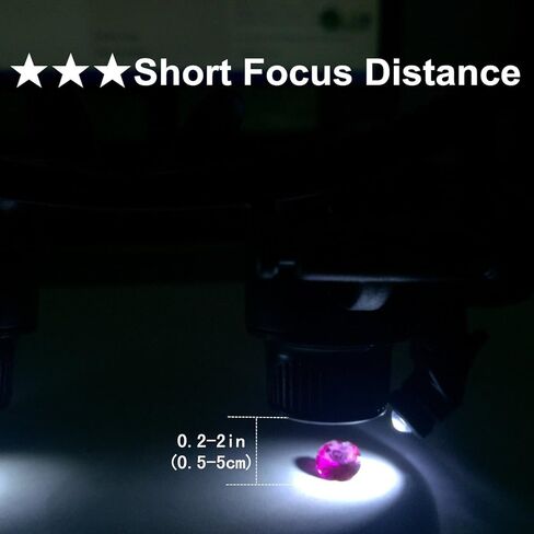 مكبرة من Glsses 10 × 15 × 20 × 25 × LED إضاءة مزدوجة عيون المجوهرات مكبرة أدوات إصلاح النظارات للنقش المصغر in Kuwait