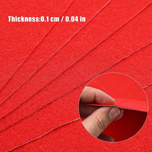 12 Sheets Self Adhesive Felt Sheets, 7.9x11.8inch Sticky Back Felt Sheets for Crafts Felt Drawer Liner for Jewelry Box Drawer DIY Crafts (White) in Kuwait