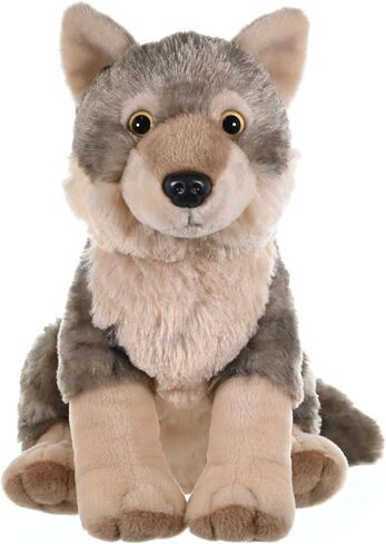 Wild Republic Wolf Plush, Stuffed Animal, Plush Toy, Gifts for Kids, Cuddlekins, 8 Inches in Kuwait