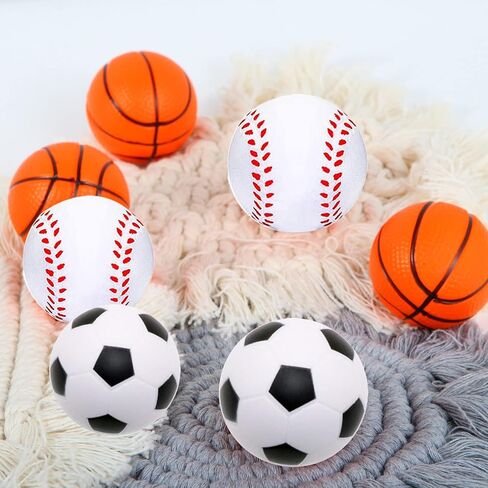 Urspasol 40 PCS Baseball Squishy Balls for Kids 1.6 inch Baseball Party Favors Mini Foam Baseballs Stress Ball Small Sports Squeeze Ball for School Carnival Reward in Kuwait