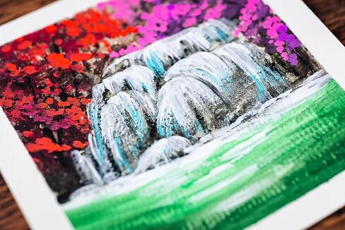 GenCrafts Gouache Paint 50 Colors 12 ml/ 0.406 oz. - Quality Non Toxic Pigment Paints for Canvas, Fabric, Crafts, and More in Kuwait