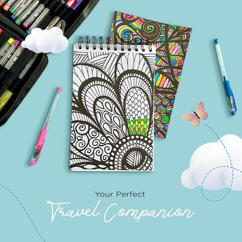 ColorIt Traveling Doodles Illustrated By Virginia Falkinburg in Saudi Arabia