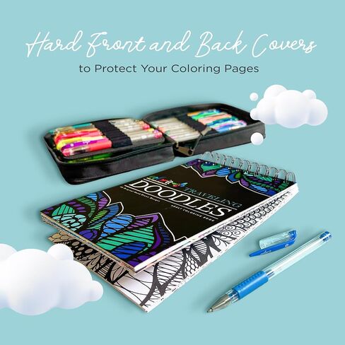ColorIt Traveling Doodles Illustrated By Virginia Falkinburg in Saudi Arabia