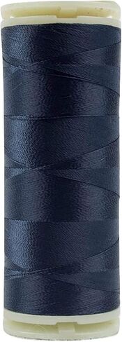 خيوط متخصصة من وندرفيل، انفيسافيل، بطبقتين من البوليستر الناعم القطني، خيط يشبه الحرير للخياطة الدقيقة، 100 واط - كحلي، 400 متر in Kuwait