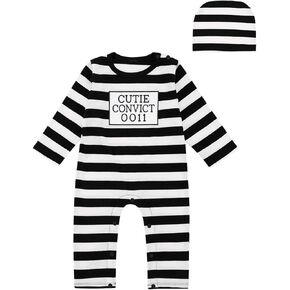 LENSOUS Paddy Field Baby Girls Boys Police Costume Bodysuit