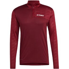 adidas Men's Terrex Multi Half-Zip Long Sleeve T-Shirt in Saudi Arabia