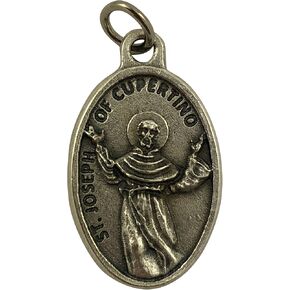 L&M فضي اللون قاعدة القديس جوزيف من كوبرتينو صلاة بالنسبة لميدالية الولايات المتحدة، 2.54 سم in Kuwait