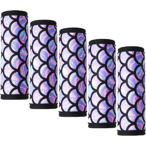 Luggage Tags -Neoprene Luggage Handle Wrap Cusion Suitcase Tag Identifiers Padded Luugage Handle Covers for Suitcase Luggage Accessories for Travel