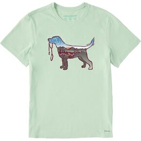 Life is Good Men's Dogscape Short Sleeve Crusher-LITE Tee in Saudi Arabia