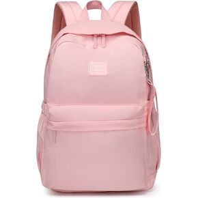 Reqinqin Backpack for Girls Backpack Pink Waterproof Large Space School Backpack Suitable for Age for Over 6 Years old Kids Elementary Bookbag Lightweight Travel Toddler Backpack（Pink ）