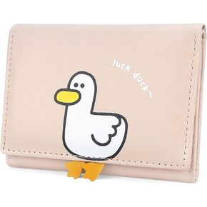 CONISY Cute Wallets for Women, Leather RFID Blocking Small Trifold Wallet with ID Window for Girls and Ladies Womens Wallet
