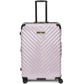 Karl Lagerfeld Paris Women's Suitcase Spinner Wheels Hardside, Lilac, One Size in Kuwait