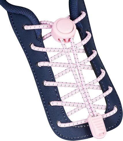 No Tie Shoelaces - Tieless Elastic Shoe Laces - Strong Lock Shoelaces for Sneakers - One Size Fits All for Adults and Kids in Saudi Arabia