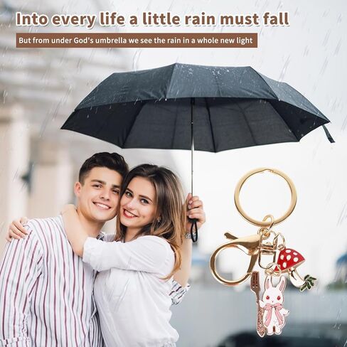 سلسلة مفاتيح أرنب brvayirl، سلسلة مفاتيح الفطر، أفكار هدايا عيد ميلاد للشباب، مع تغليف الهدايا in Kuwait