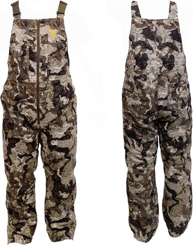 HOT SHOT Men’s Insulated Camo Bib, Ultra-Quiet Adjustable Overalls, Cold Weather Hunting Coveralls for Men in Saudi Arabia