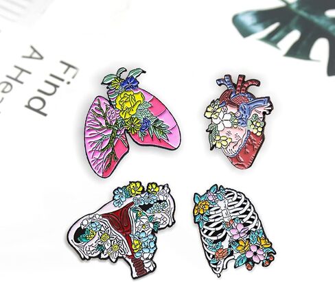 Uterus Brooch Pins Medical Ovaries Brooch Badge Lapel Pin Nurse Enamel Pins Uterine Medicine Brooches Gifts for Medical Doctor Nurse Women Girls Graduation Student in Kuwait