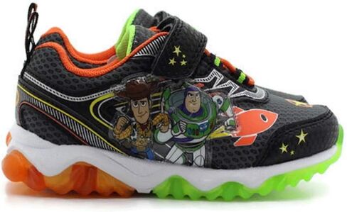Disney Pixar Toy Story 4 Boys Lighted Athletic Sneaker, Gray/Multi (Toddler/Little Kid) in Saudi Arabia