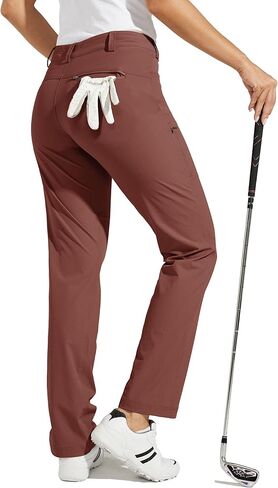 Willit Women's Golf Pants Stretch Hiking Pants Quick Dry Lightweight Outdoor Casual Pants with Pockets Water Resistant in Kuwait