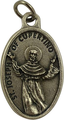 L&M فضي اللون قاعدة القديس جوزيف من كوبرتينو صلاة بالنسبة لميدالية الولايات المتحدة، 2.54 سم in Kuwait