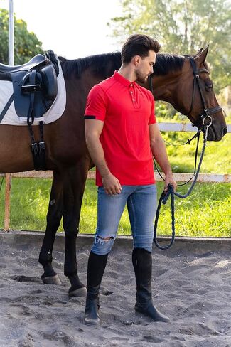 HUAKANG 3 Pack Mens Polo Shirts Short Sleeve Sport Golf Tennis T Shirt Quick Dry Athletic Workout Polo Shirts in Saudi Arabia