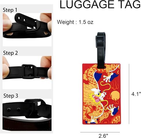 علامة تعريف حقيبة الأمتعة للرسوم المتحركة/الرسوم المتحركة من CellDesigns مع حزام قابل للتعديل (D Slayer) in Kuwait